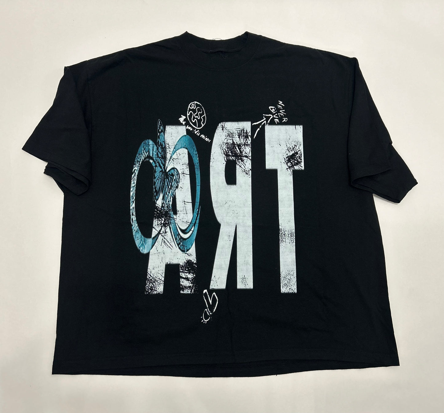 Infinite Art Tee Blk & Green