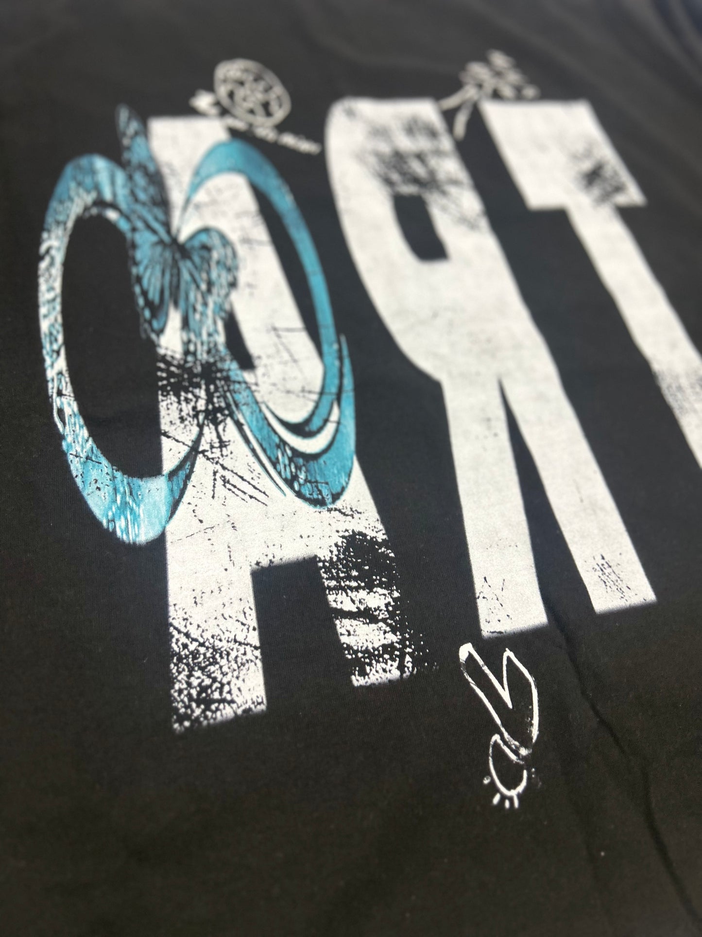 Infinite Art Tee Blk & Green