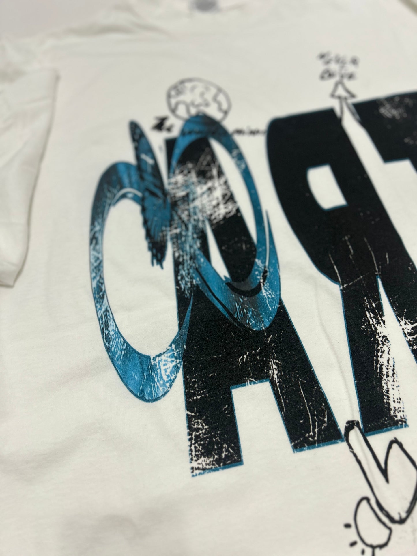 Infinite Art Tee White & Green