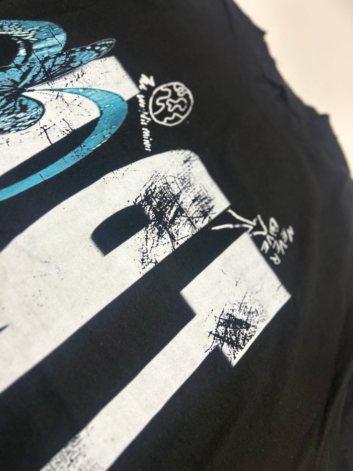 Infinite Art Tee Blk & Green