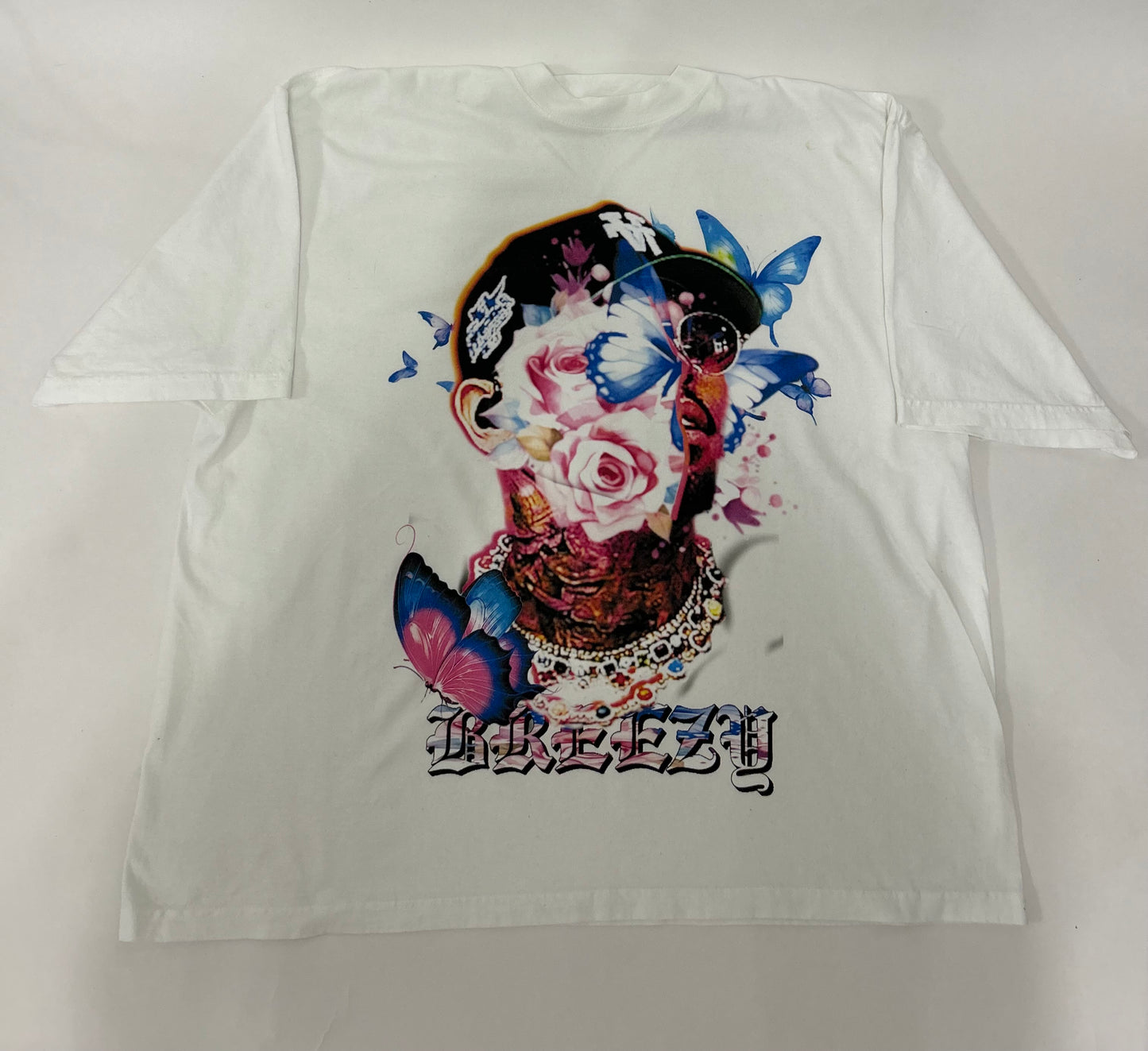 CB Breezy Big Face Oversized Floral Tee