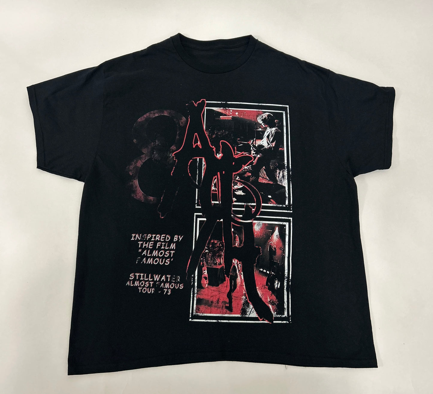 Almost Art Tee Blk & Red