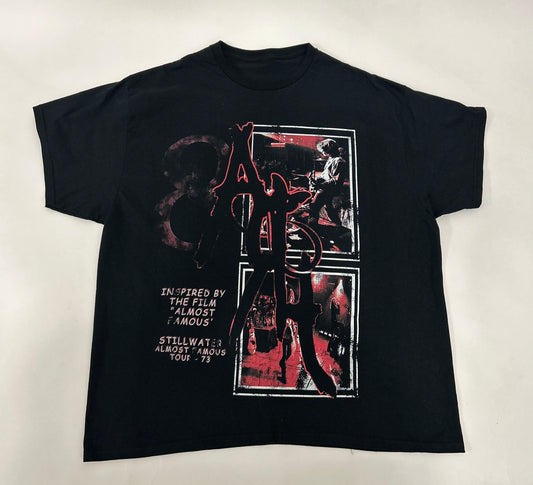 Almost Art Tee Blk & Red